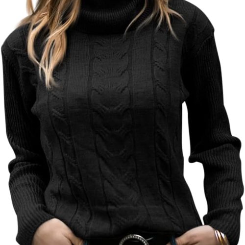 Slim Fit Ribbed Turtleneck Sweater
