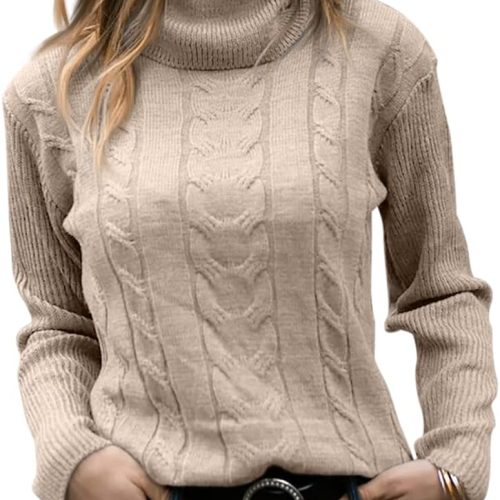 Slim Fit Ribbed Turtleneck Sweater