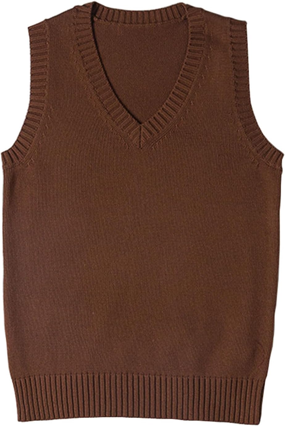 Cotton Knit Uniform Sweater Vest