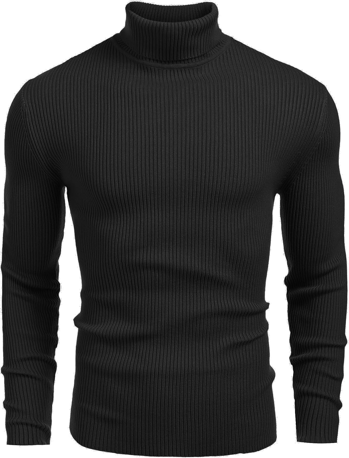 Slim Fit Thick Knit Turtleneck Sweater